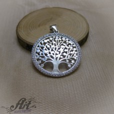 Сребърен медальон "Дървото на живота" P-1175